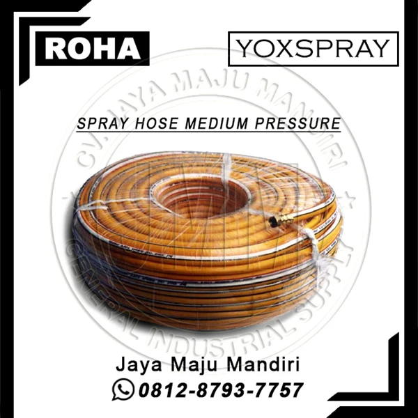 ROHA YOXSPRAY HOSE - SPRAY HOSE MEDIUM PRESSURE WITH COUPLING 3/8"