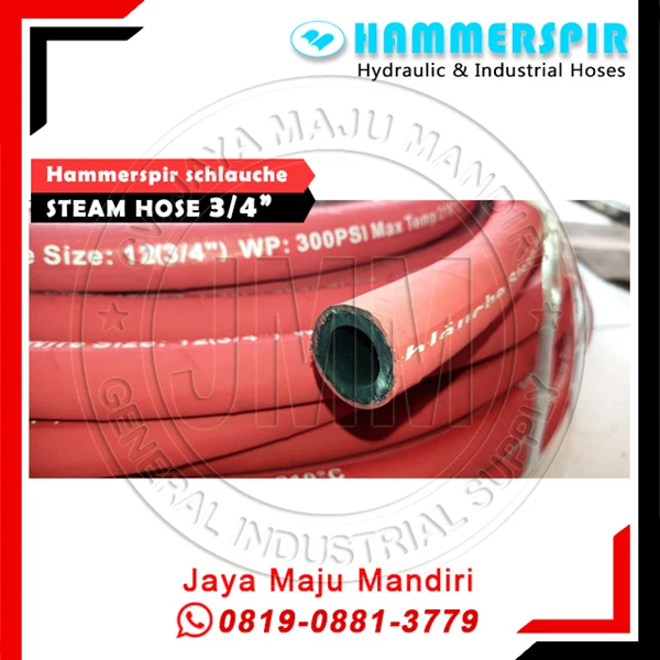 HAMMERSPIR HOSE - STEAM HOSE 3/4" 19mm